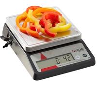 Taylor Precision TE10FT 11-Pound Compact Digital Portion Control Scale, Stainless Steel, NSF