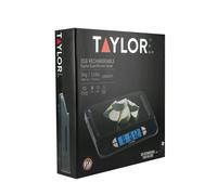 Taylor Pro Stainless Steel Rechargeable Kitchen Scales with Tare Function
