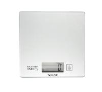 Taylor Pro Compact Digital Kitchen Scales with Touchless Tare in Gift Box, Glass / Plastic - Silver