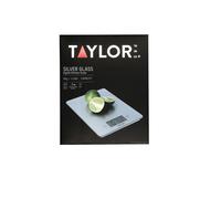 Taylor Pro Glass Digital 5Kg Kitchen Scales - Silver