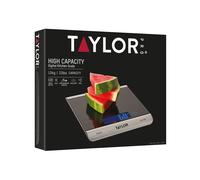 Taylor Pro High Capacity Digital Kitchen Scale up to 15kg -Black- 19.5cm