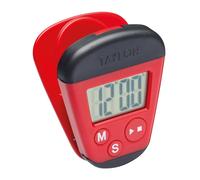 Taylor Pro Kitchen Clip Digital Timer in Red Taylor Red