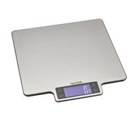 Taylor Pro Digital Large Kitchen Food Scales, Professional Standard Tare Feature with Accuracy and High Precision Sensor, Stainless Steel Silver, 10 kg Capacity