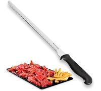 Taylor’s Eye Witness Sheffield Made Serrano Ham Slicer - 9.5 inch/24 cm scalloped/serrated Stainless Steel Blade Precision Ground. Ergonomic Fibre-Feel Handle for Excellent Grip. Dishwasher Safe. (22cm Ham Slicer)