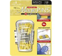 Taylor Seville Magic Pins - Applique Fine-Yellow 100/Pkg
