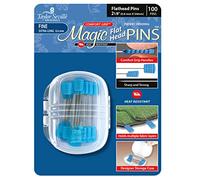 Taylor Seville Originals - Taylor Seville Originals Comfort Grip Heat Resistant Fine (0.6 x 50mm) Flat Head Magic Pins - 100 Pieces