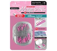 Taylor Seville Originals - Taylor Seville Originals Comfort Grip Heat Resistant Ultra Grip Regular (0.6 x 56mm) Extra Long Magic Pins - 50 Pieces