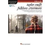 Taylor Swift - Selections from Folklore & Evermore - Cello Play-Along Book with Online Audio