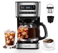 Taylor Swoden 1.8 L Filter Coffee Machine With Iced Mode, Programmable Drip Maker, 24 H Timer, 3 Brew Strengths, Auto Clean, Keep