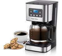 Taylor Swoden Filter Coffee Machine, Drip Coffee Maker with Programmable 24hr Timer, Keep Warm & Anti-Drip, Reusable Filter Fast Brewing - Darcy 9
