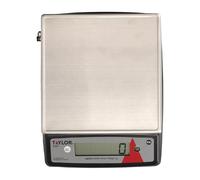 Taylor TE22FT Stainless Steel Digital Portion Control Kitchen Scale - 10kg