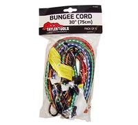 Taylor Tools TAY-62030 Heavy Duty Bungee Cord 75cm/30 5 Pack, Black, 30-inch, Set of 5 Pieces