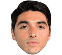 Taylor Zakhar Perez (Black Hair) Celebrity Mask, Flat Card Face, Fancy Dress Mask