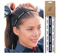 Taylored Life 3 Pack Thin Elastic Headbands, Non-Slip Gym Headbands for Women, Stretchy Workout Headbands, Trendy Hair Bands - Volleyball, Tennis, Yoga, Basketball, Walking, Running