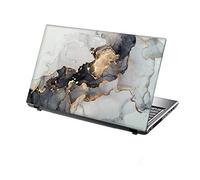 TaylorHe 15.6 inch 15 inch Laptop Skin Vinyl Decal with Colorful Patterns and Leather Effect Laminate MADE IN BRITAIN Cute Cat