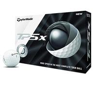 TaylorMade 2019 TP5X Dozen, White, One Dozen