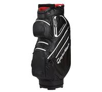 TaylorMade 2023 StormDry Cart Bag (Black/White/Red)