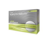 TaylorMade 2025 Golf Tour Response Stripe White/Yellow Golf Balls
