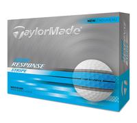 TaylorMade 2025 Golf Tour Response Stripe White/Blue Golf Balls