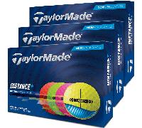 TAYLORMADE 2026 DISTANCE+ GOLF BALLS - MULTI COLOUR - 3-FOR-2