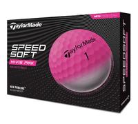 TAYLORMADE 2026 SPEEDSOFT GOLF BALLS - HI-VIS PINK