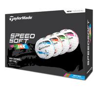TAYLORMADE 2026 SPEEDSOFT INK GOLF BALLS - MULTI