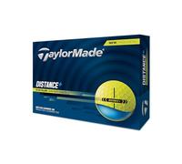 TAYLORMADE 2025 DISTANCE+ GOLF BALLS - YELLOW - 1 Dozen
