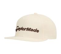 Taylormade Golf 2025 Flatbill Snapback Hat Cream