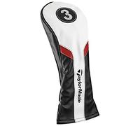 TaylorMade Golf Fairway Headcover, Black|White, Large