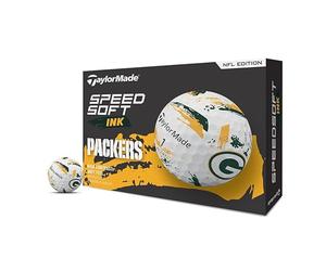 TaylorMade Golf Speed Soft Ink NFL Green Bay Packers Dozen