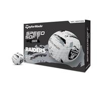 TaylorMade Golf Speed Soft Ink NFL Las Vegas Raiders Dozen