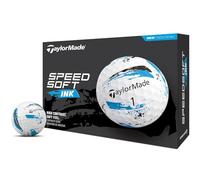 TaylorMade Golf SpeedSoft Ink Golf Balls Blue One Dozen