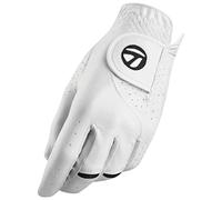 TaylorMade Golf STRATUS TECH GLOVE (WHITE, LEFT HAND, LARGE), WHITE(LARGE, WORN ON LEFT HAND)