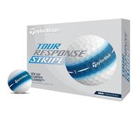 TaylorMade Golf Tour Response Stripe Ball Blue Dozen