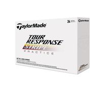 TaylorMade Golf Tour Response Stripe Practice Ball 24 Ball Pack