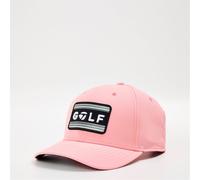 TaylorMade Mens Accessories 24 Sunset Logo Wordmark Baseball Cap in Pink - One Size