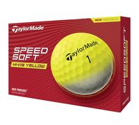 TaylorMade Speed Soft Golf Balls Yellow One Size