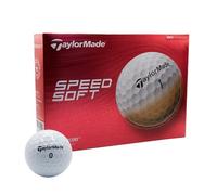 TaylorMade SpeedSoft Golf Balls - Available in White, Yellow & Ink
