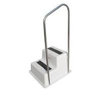 TaylorMade TAYLOR MADE PRODUCTS Stepsafe Double Dock Step Handrail Attachment, 19.5" W x 49" H, Includes Rail Only, Aluminum Construction, Added Safety, Fits 2-Step Models - 47201