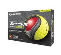 TaylorMade TM24 TP5x Golf Balls 12 Ball Pack Yellow