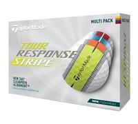 TaylorMade Tour Response Stripe Multi Golf Ball, 2023