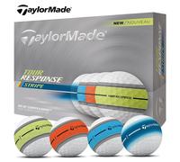 TaylorMade Tour Response Stripe Neon Golf Balls Multi 2024 REDUCED