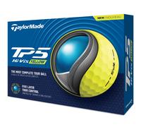 TAYLORMADE TP5 GOLF BALLS - YELLOW