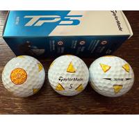 TaylorMade TP5 Pix 'Pizza' Limited Edition Golf Balls x 3 NEW in Sleeve