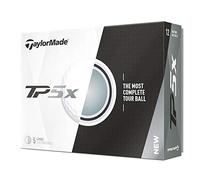 TaylorMade TP5X Golf Balls, White (One Dozen)