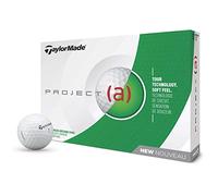 TaylorMade Unisex Adult Project (a) Dozen Golf Ball - White, One Size
