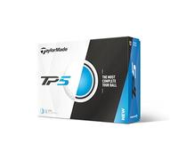 TaylorMade Unisex Adult TP5 Dozen Golf Ball - White, One Size