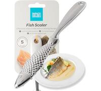 Taylors Eye Witness 21cm Fish Scaler - Aluminium Fish Descaler for Quick, Clean Scale Removal. Non-Slip Grip, Skin-Safe Design, Lightweight & Easy to Clean. Backed by 5-Year Guarantee