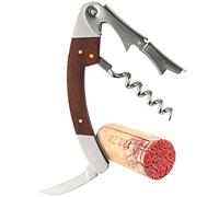 Taylors Eye Witness 3-in-1 Bottle Opener And Corkscrew Tool - Taproom Collection Rosewood And Stainless Steel Waiters Friend. Ideal Cocktail-Making Accessories. Features Foil And Tin Can Cutter.