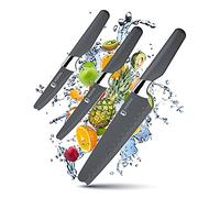 Taylors Eye Witness 3pc Kitchen Knife Gift Set Shield’ Range of Knives Designed with Safety in Mind. Unique Rounded Protection with Small Utility Point. Razor Steel Blade. Fibre Grip Handle